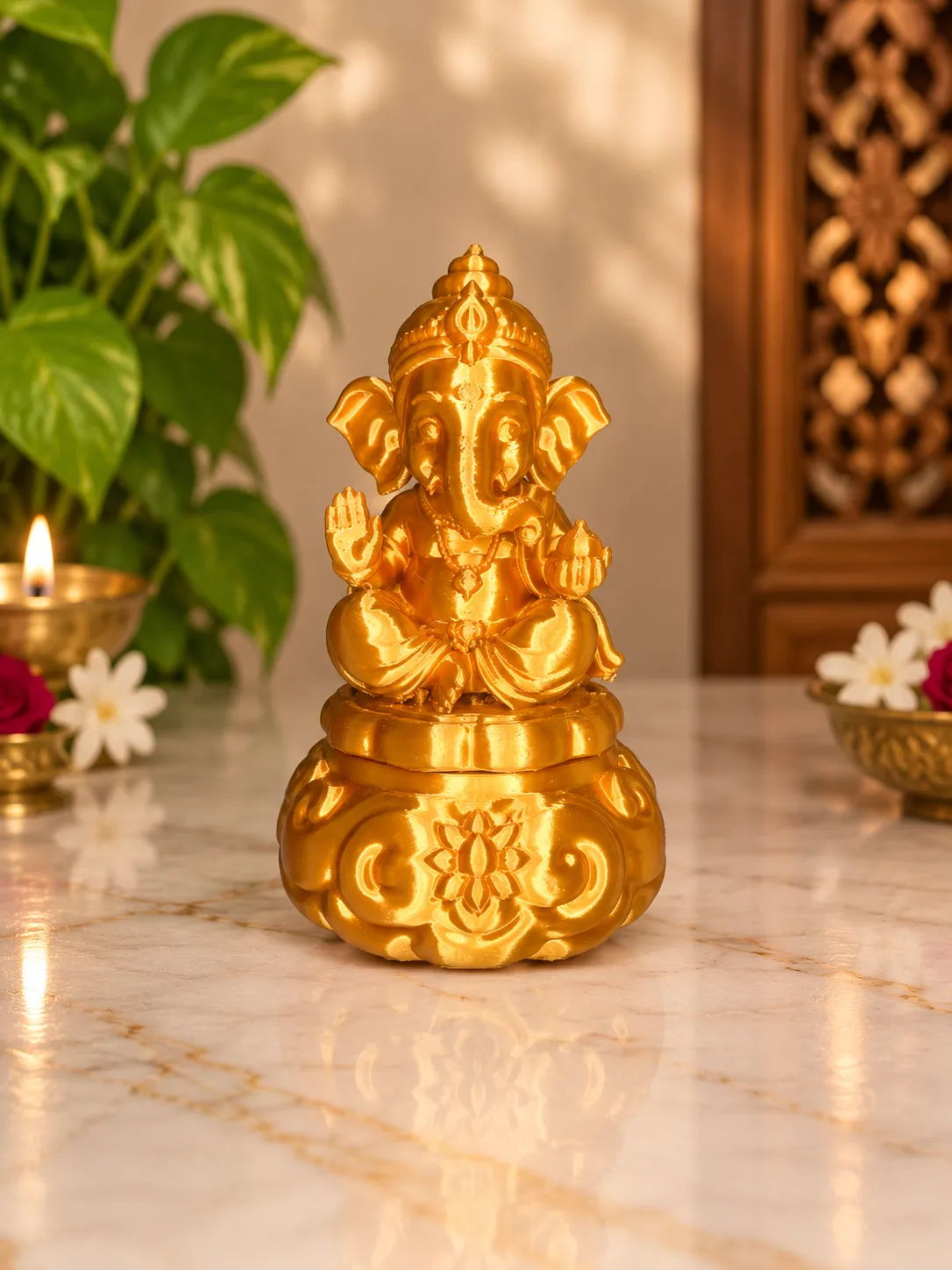 Sri Ganesha Kumkum Chimil — Poojaitems, view 2